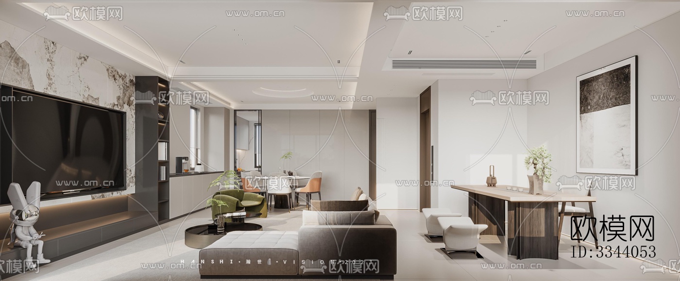 现代别墅效果图下载（渲染图2）