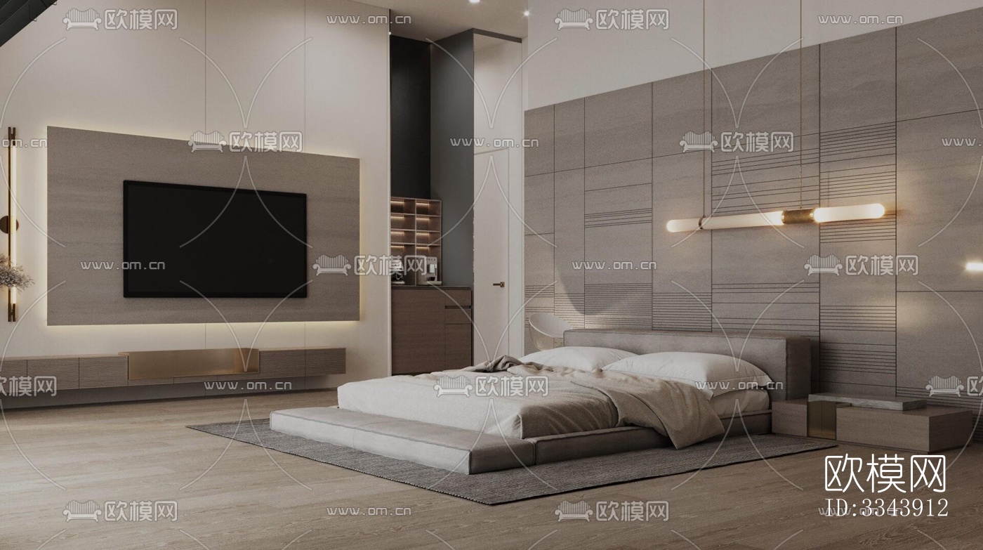 现代别墅效果图下载（渲染图4）