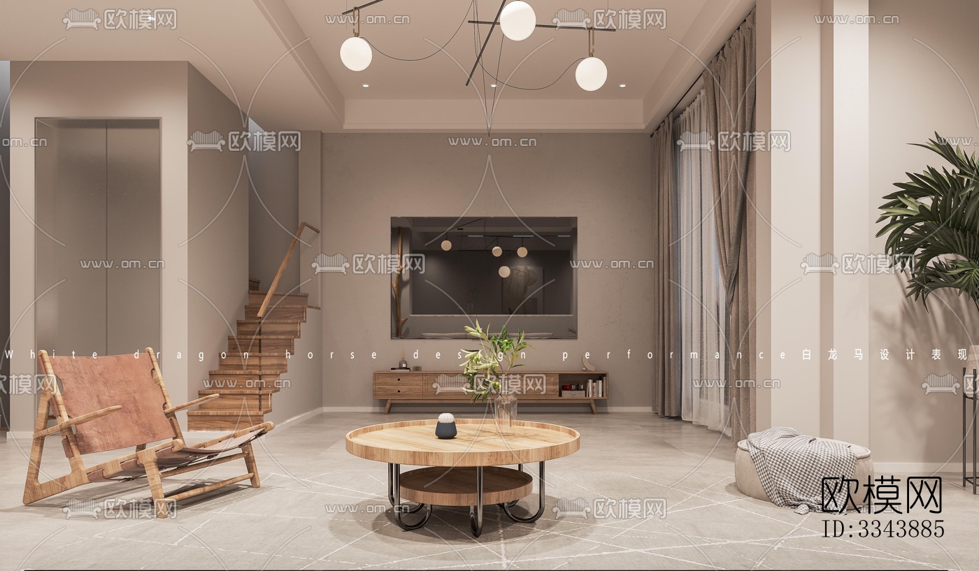 现代别墅效果图下载（渲染图6）