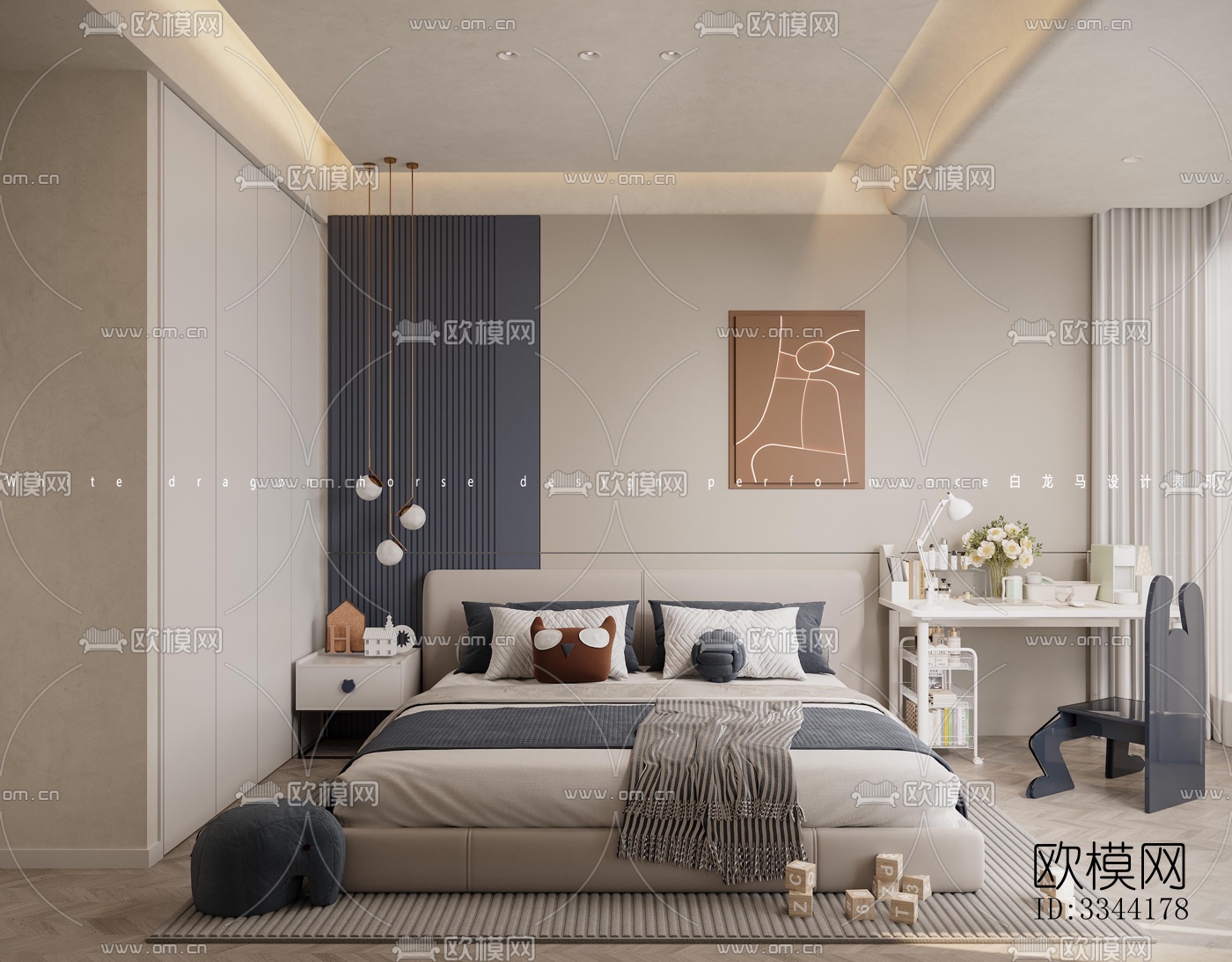 现代别墅效果图下载（渲染图4）