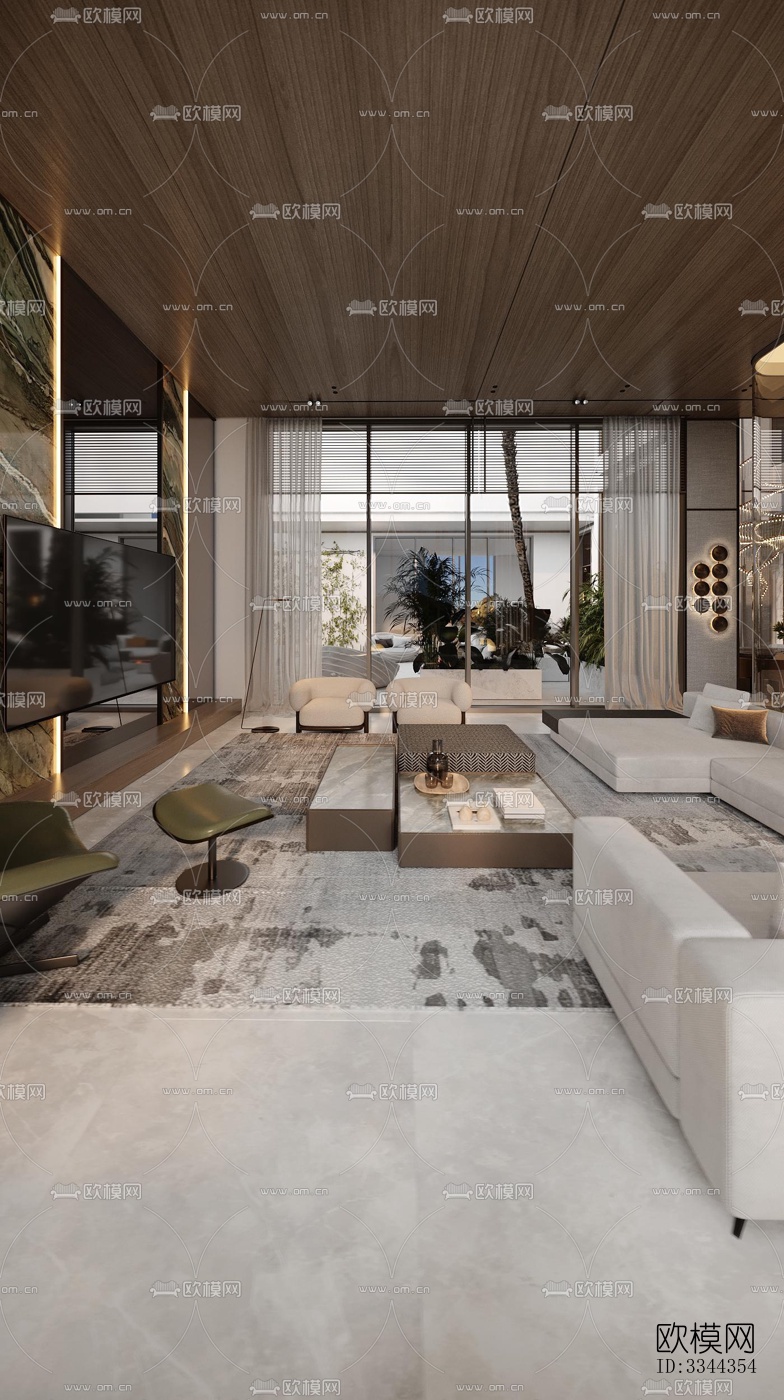 现代别墅效果图下载（渲染图5）