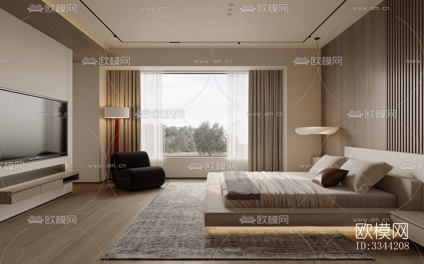 现代别墅效果图下载（渲染图8）