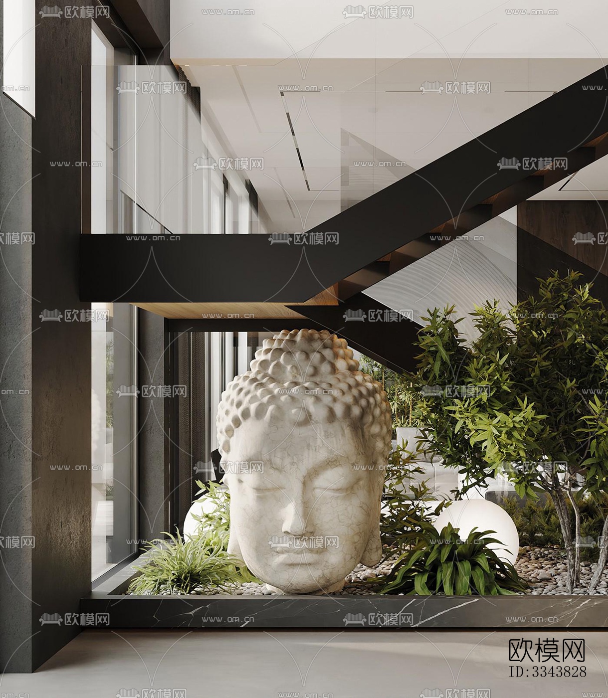 现代别墅效果图下载（渲染图13）