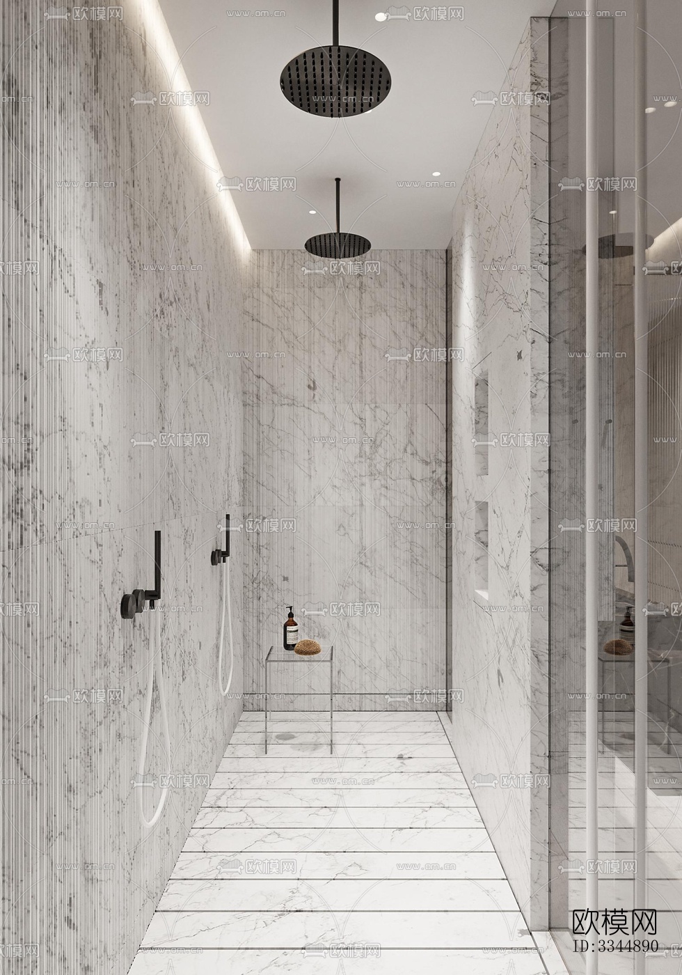 现代卧室效果图下载（渲染图4）