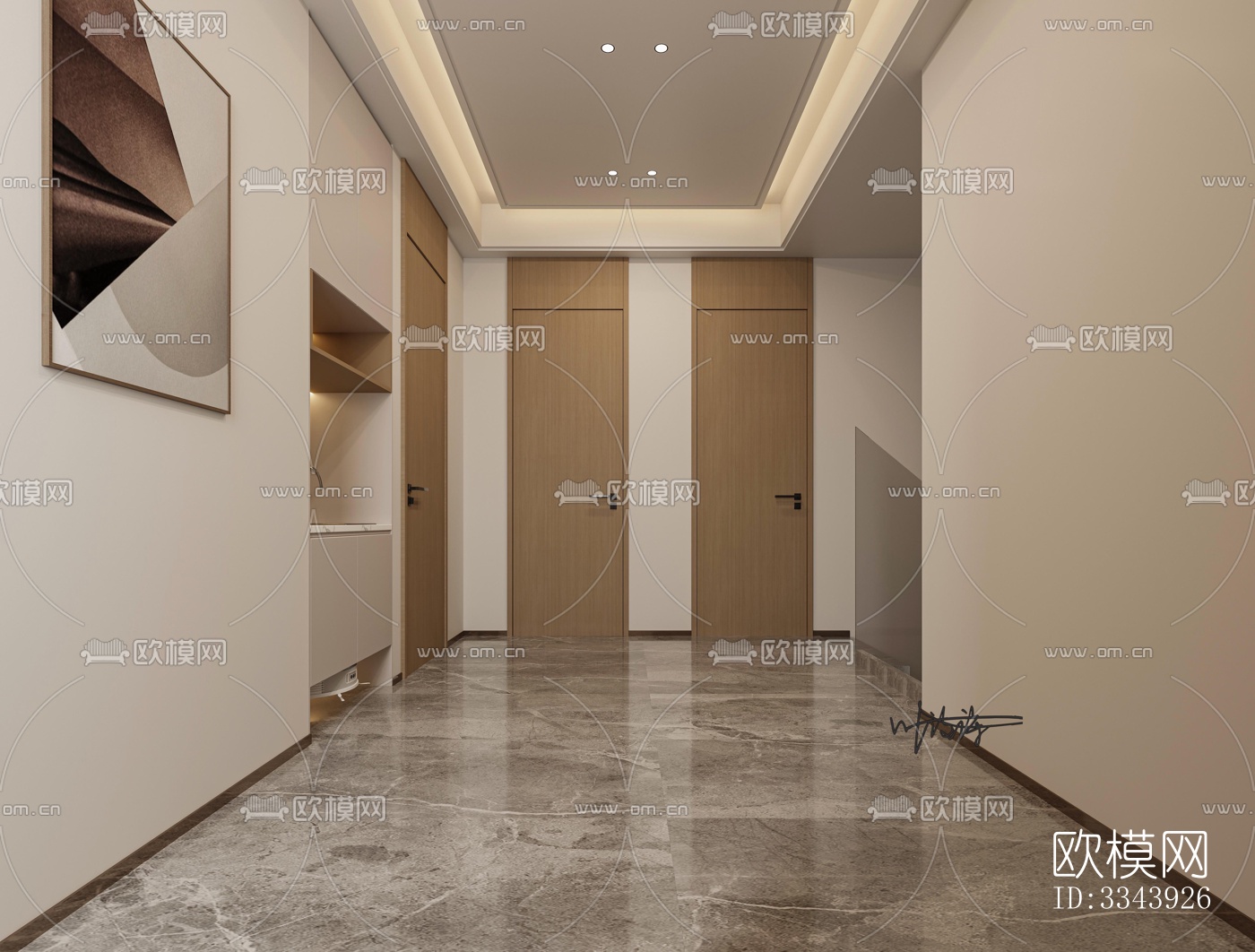 现代别墅效果图下载（渲染图7）