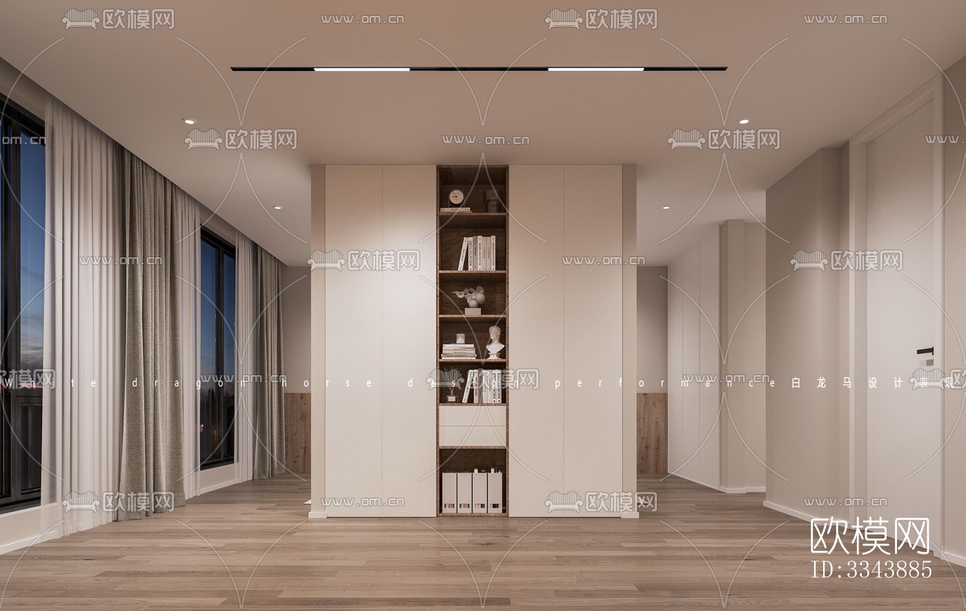 现代别墅效果图下载（渲染图4）