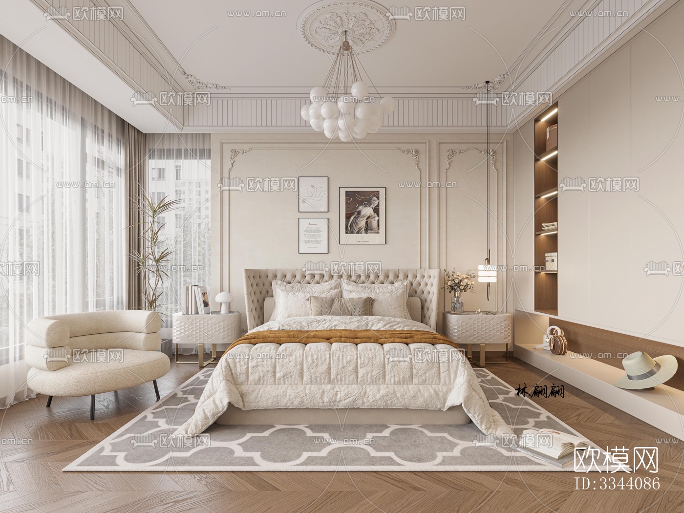 现代别墅效果图下载（渲染图3）