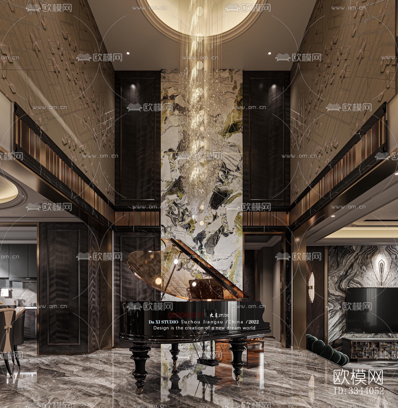 现代别墅效果图下载（渲染图11）