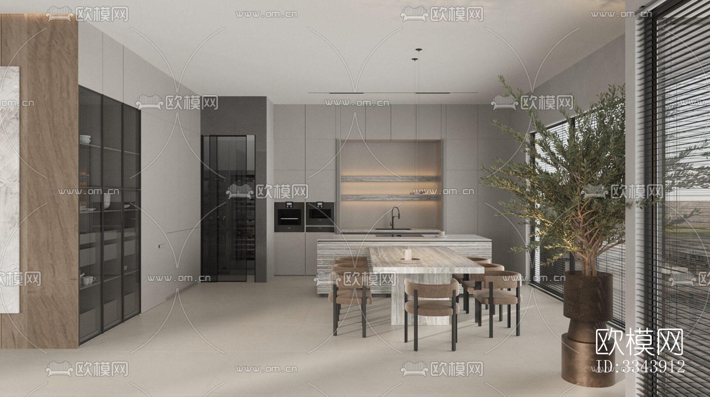 现代别墅效果图下载（渲染图18）