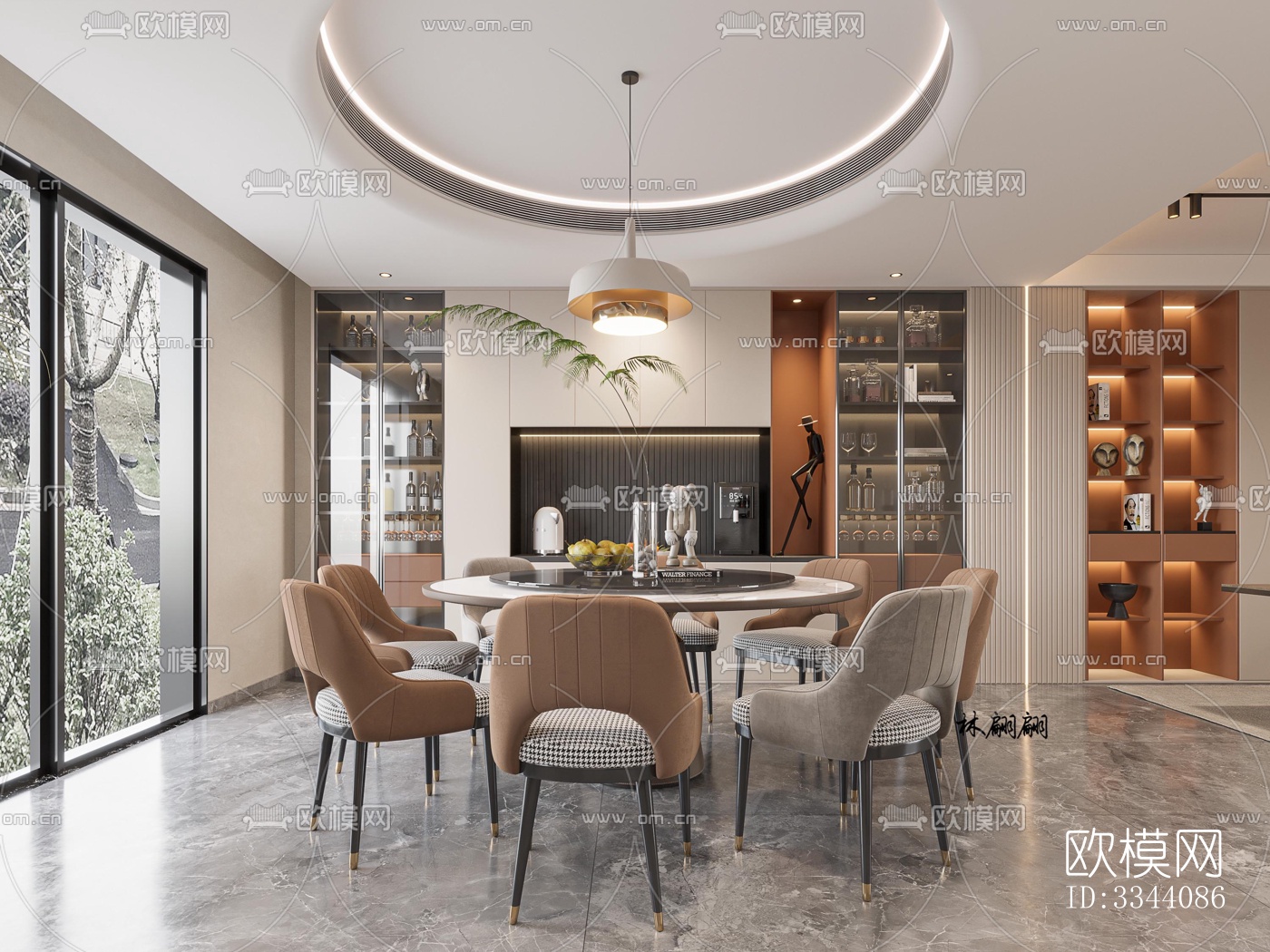 现代别墅效果图下载（渲染图6）