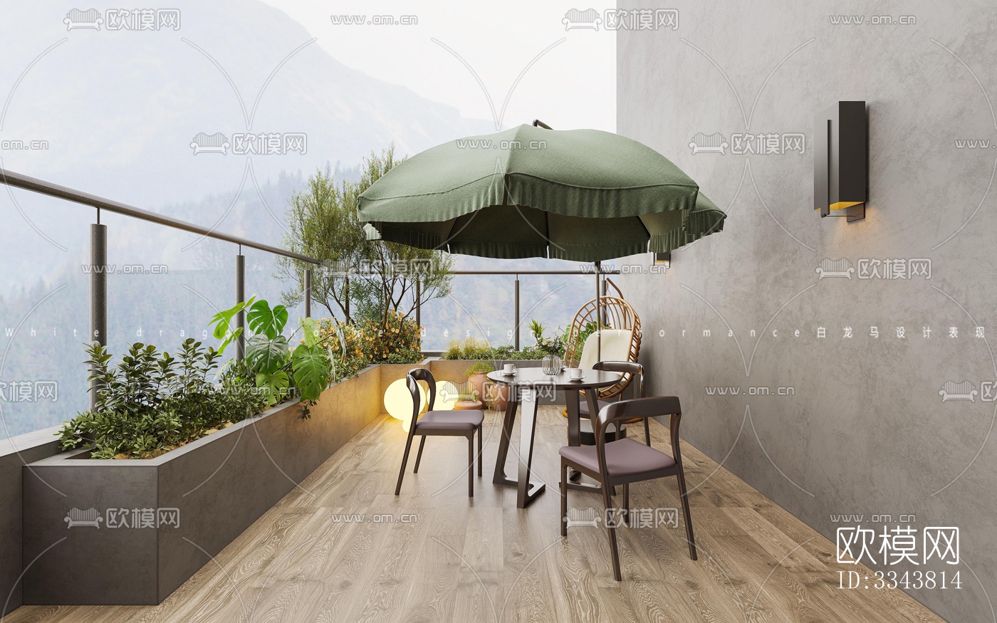 现代别墅效果图下载（渲染图6）