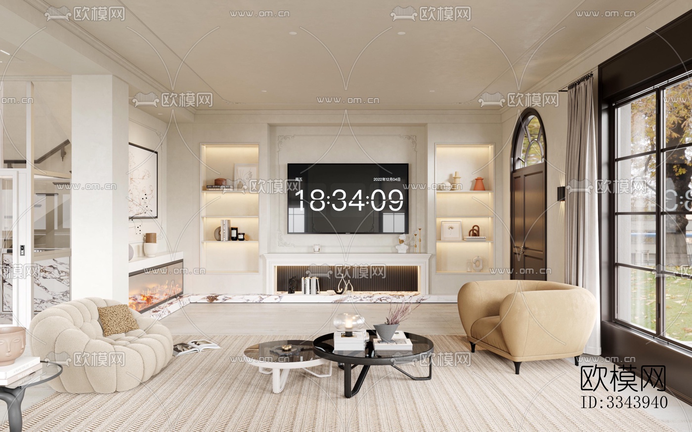 现代别墅效果图下载（渲染图6）