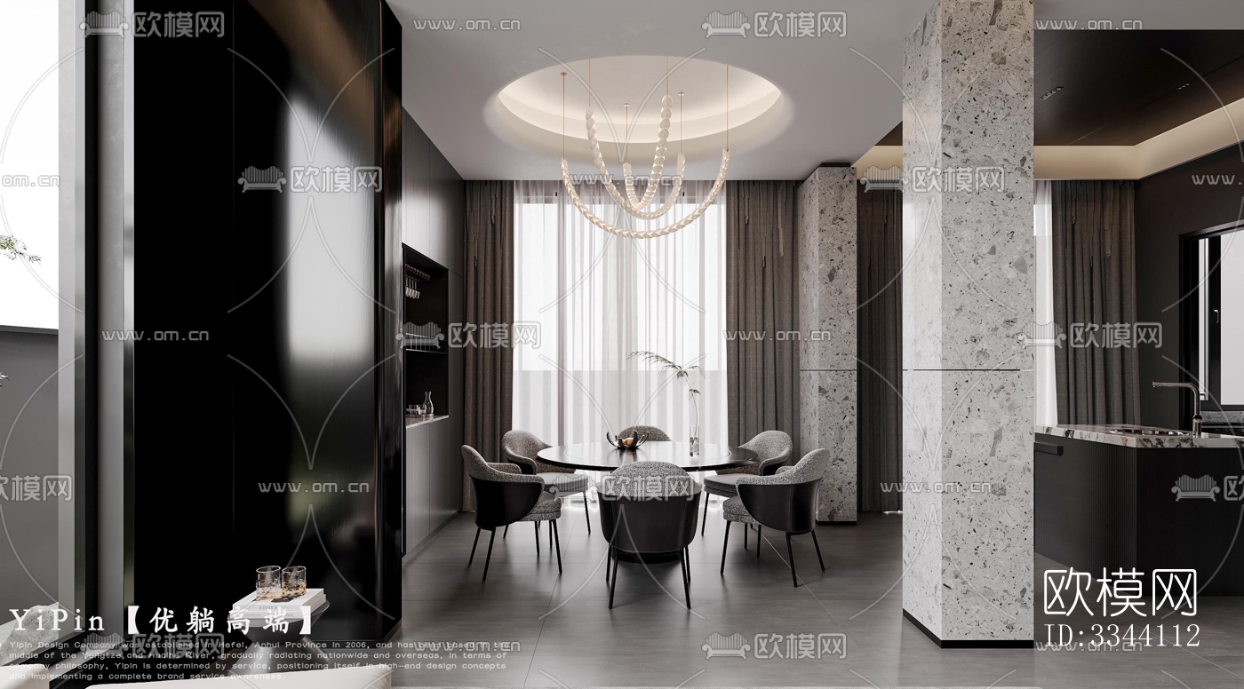 现代别墅效果图下载（渲染图12）