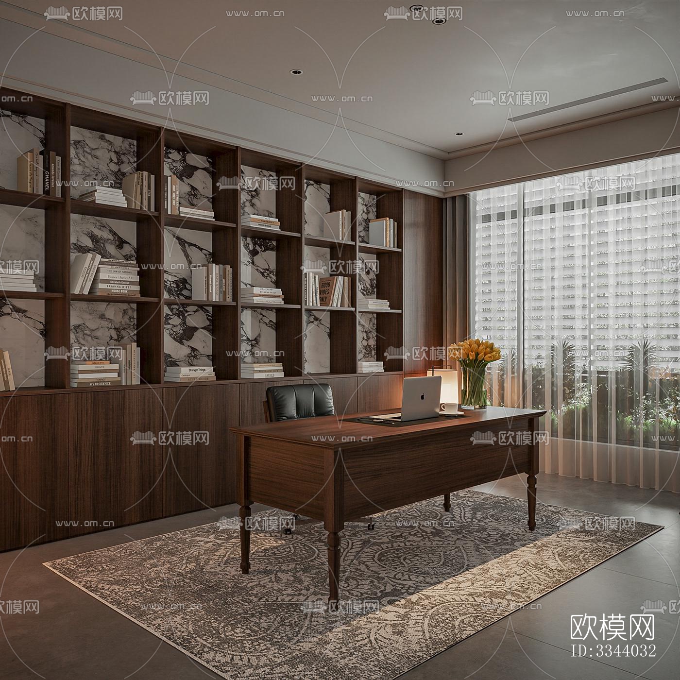 现代别墅效果图下载（渲染图8）