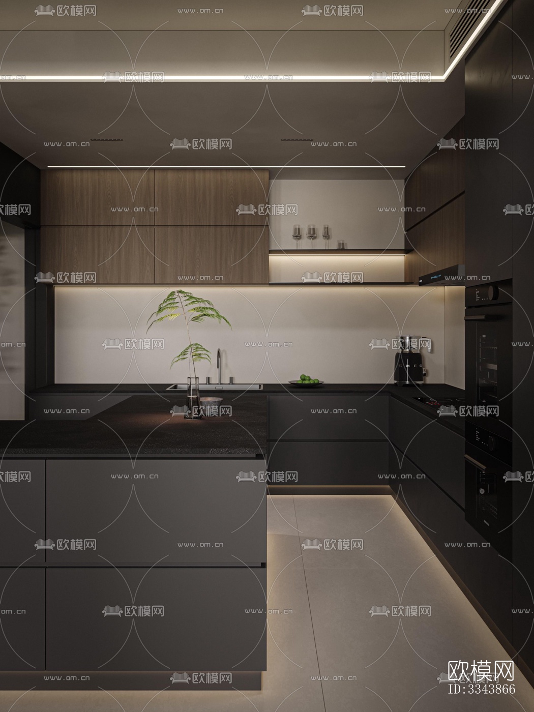 现代别墅效果图下载（渲染图3）