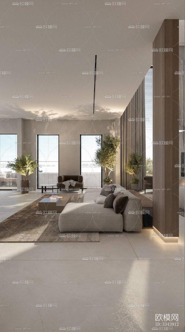 现代别墅效果图下载（渲染图14）