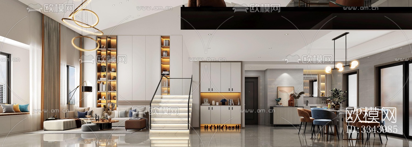 现代别墅效果图下载（渲染图17）