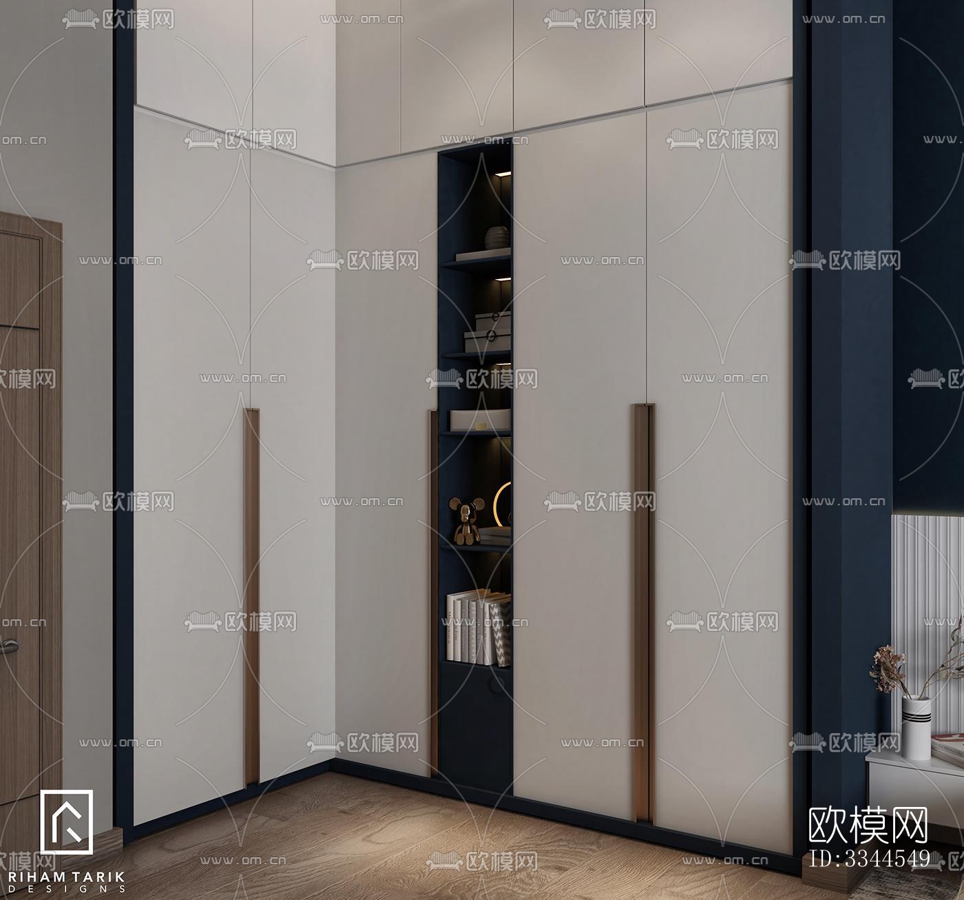 现代卧室效果图下载（渲染图10）