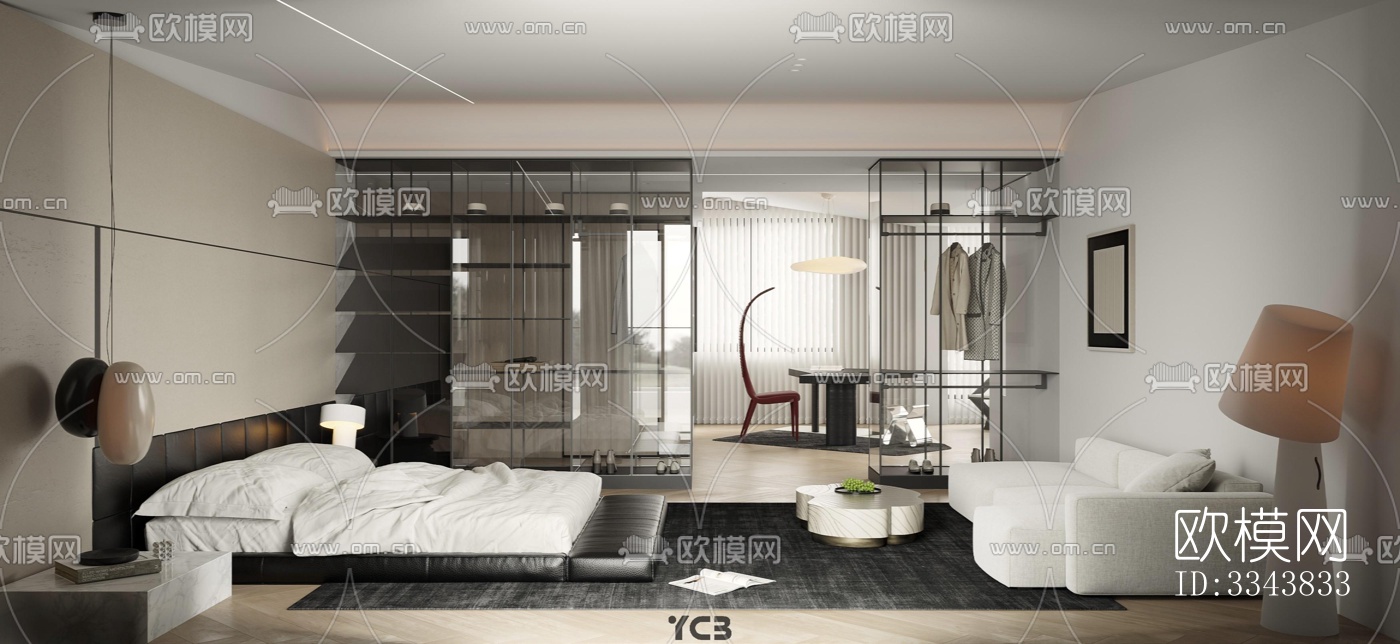 现代别墅效果图下载（渲染图5）