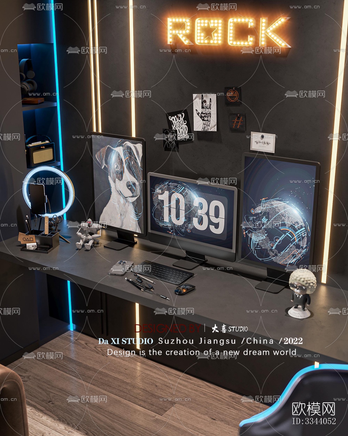 现代别墅效果图下载（渲染图2）