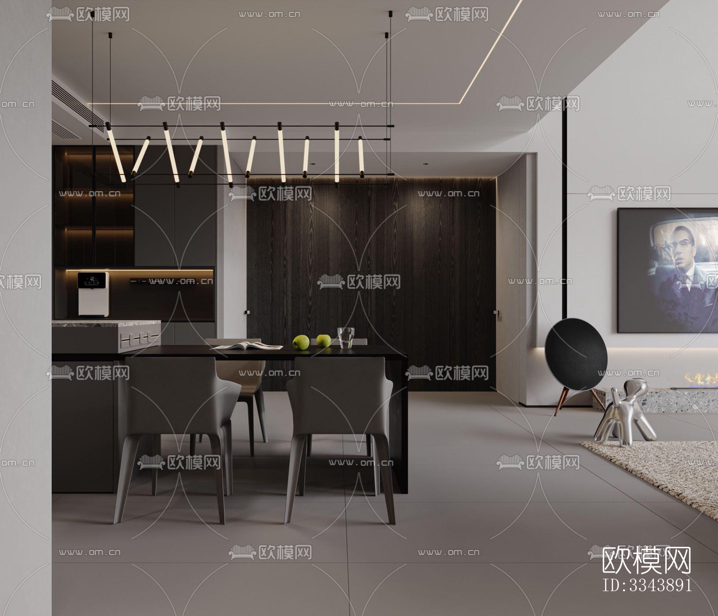 现代别墅效果图下载（渲染图5）