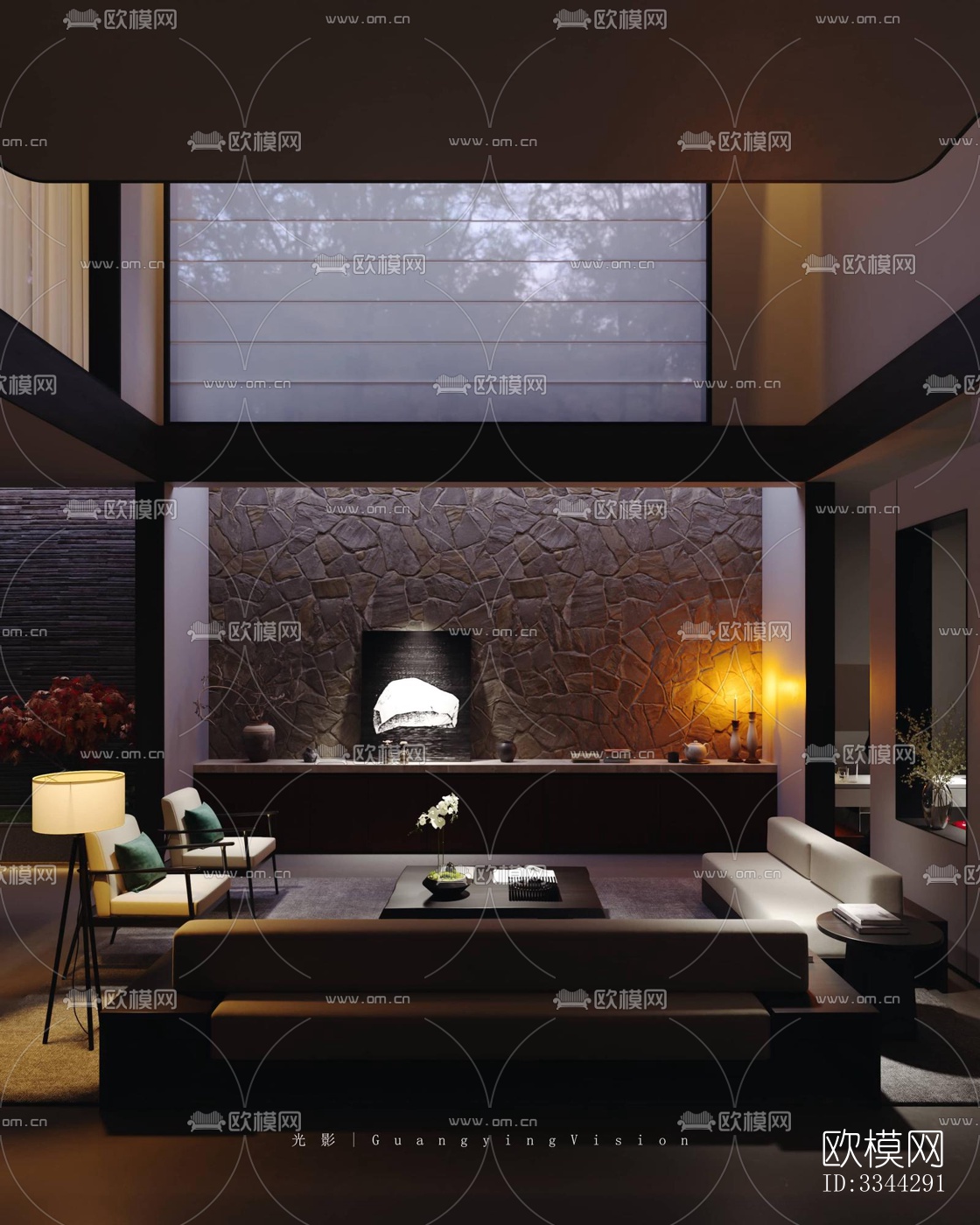 现代别墅效果图下载（渲染图8）