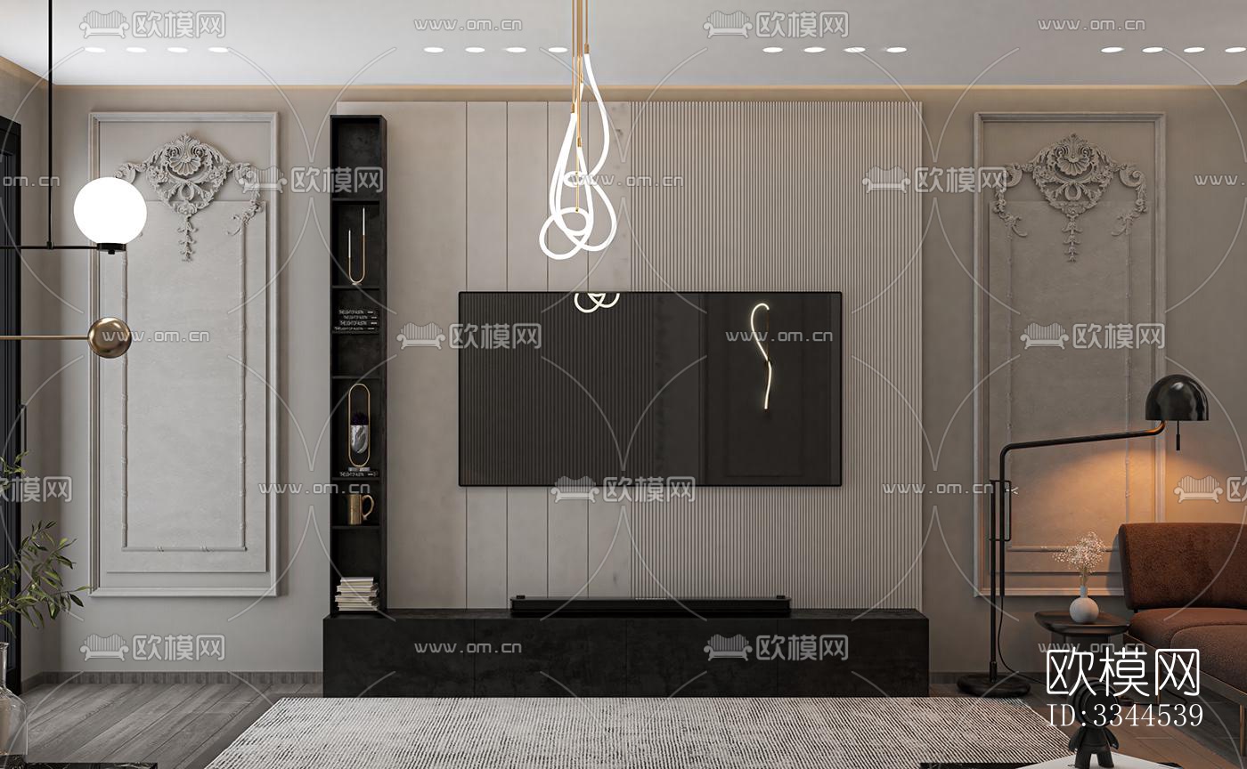 现代卧室效果图下载（渲染图2）