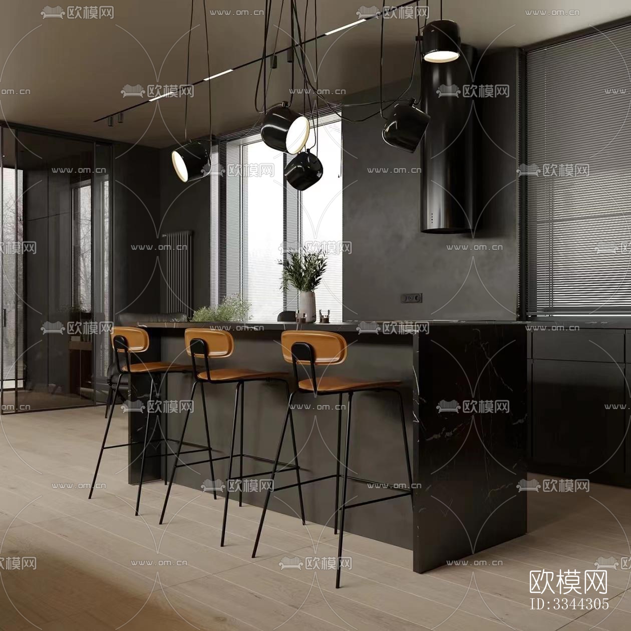 现代别墅效果图下载（渲染图11）