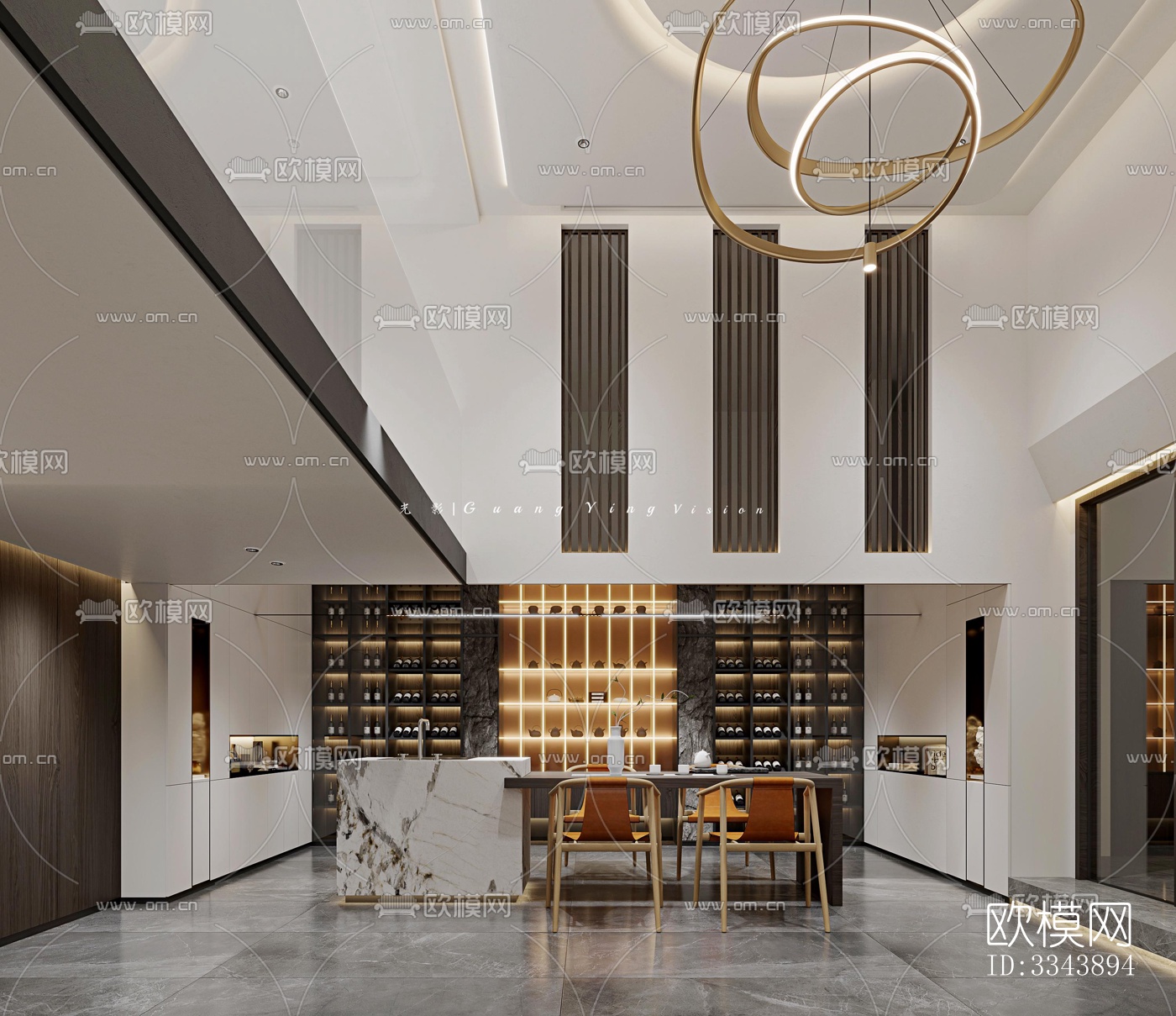 现代别墅效果图下载（渲染图1）