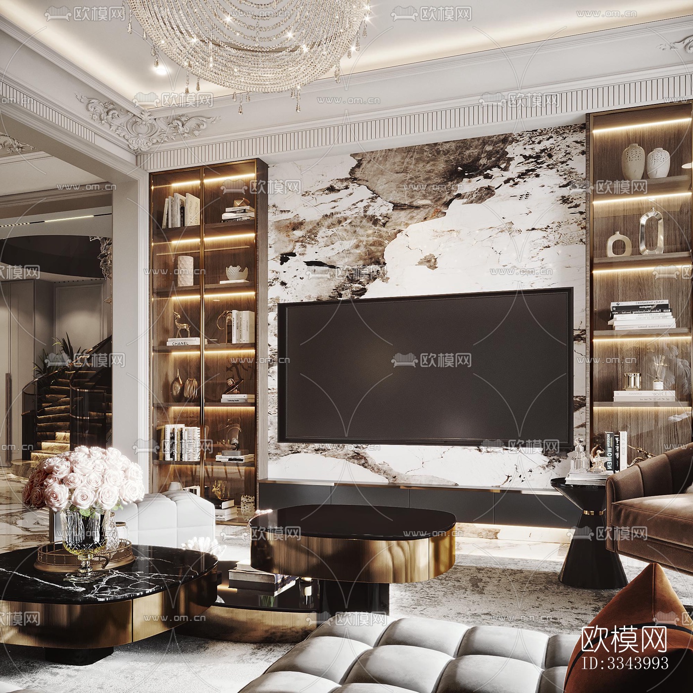 现代别墅效果图下载（渲染图10）