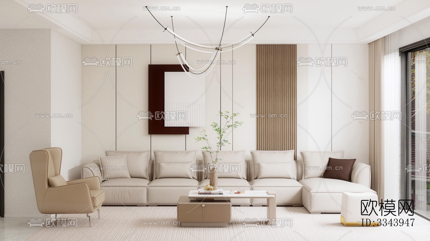 现代别墅效果图下载（渲染图13）