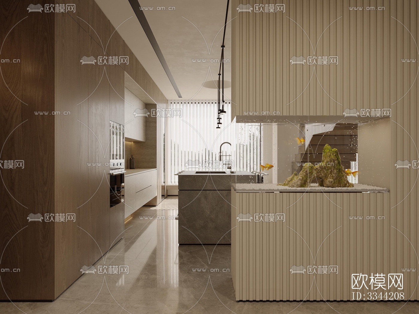 现代别墅效果图下载（渲染图7）