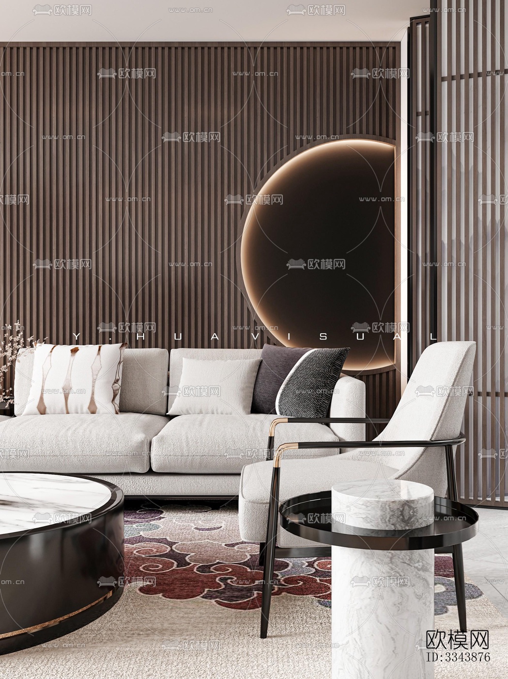 现代别墅效果图下载（渲染图12）