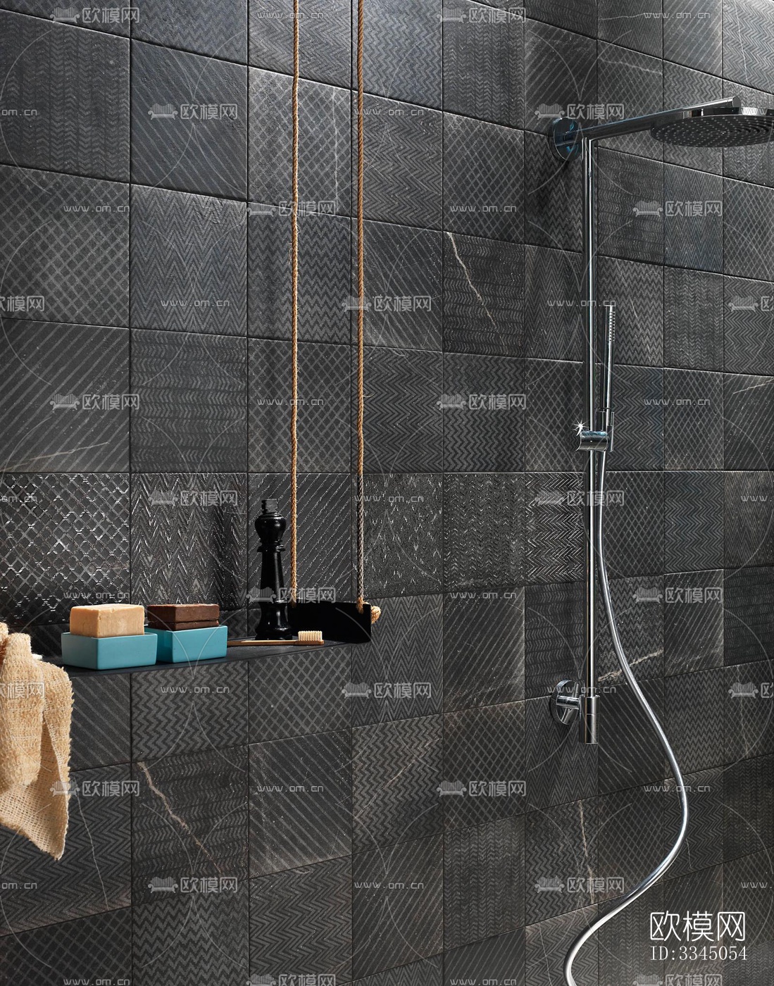 现代卫生间效果图下载（渲染图4）