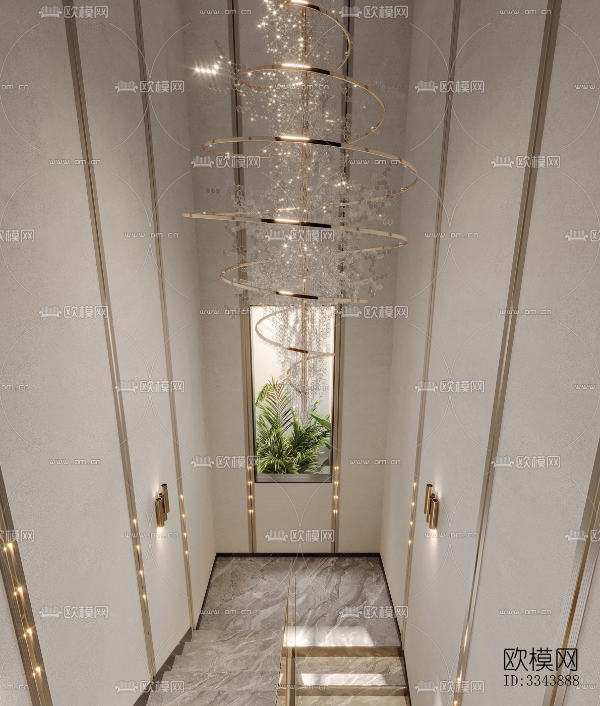 现代别墅效果图下载（渲染图2）