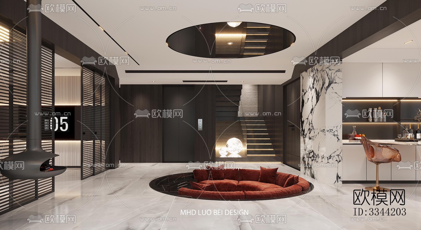 现代别墅效果图下载（渲染图11）