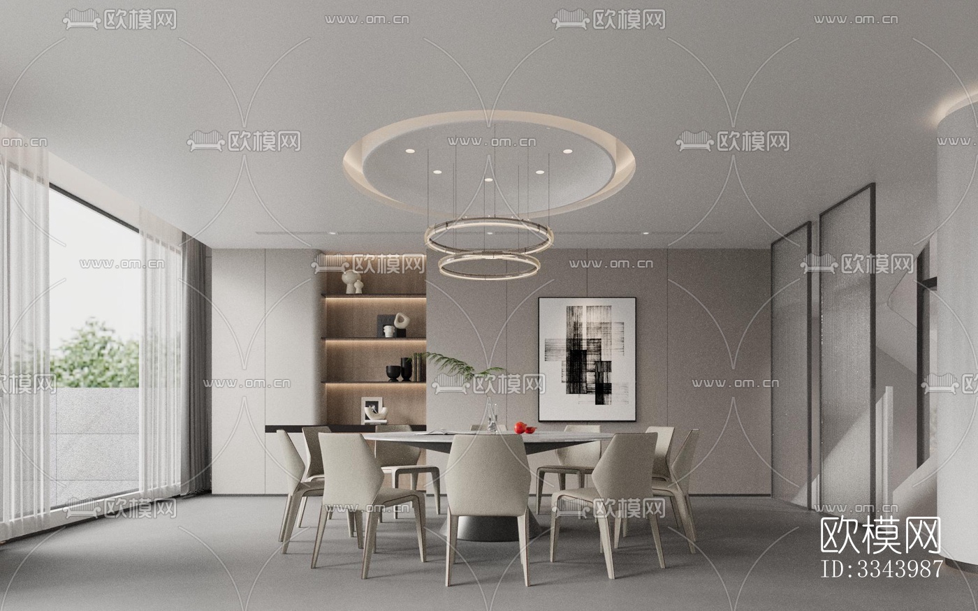 现代别墅效果图下载（渲染图6）