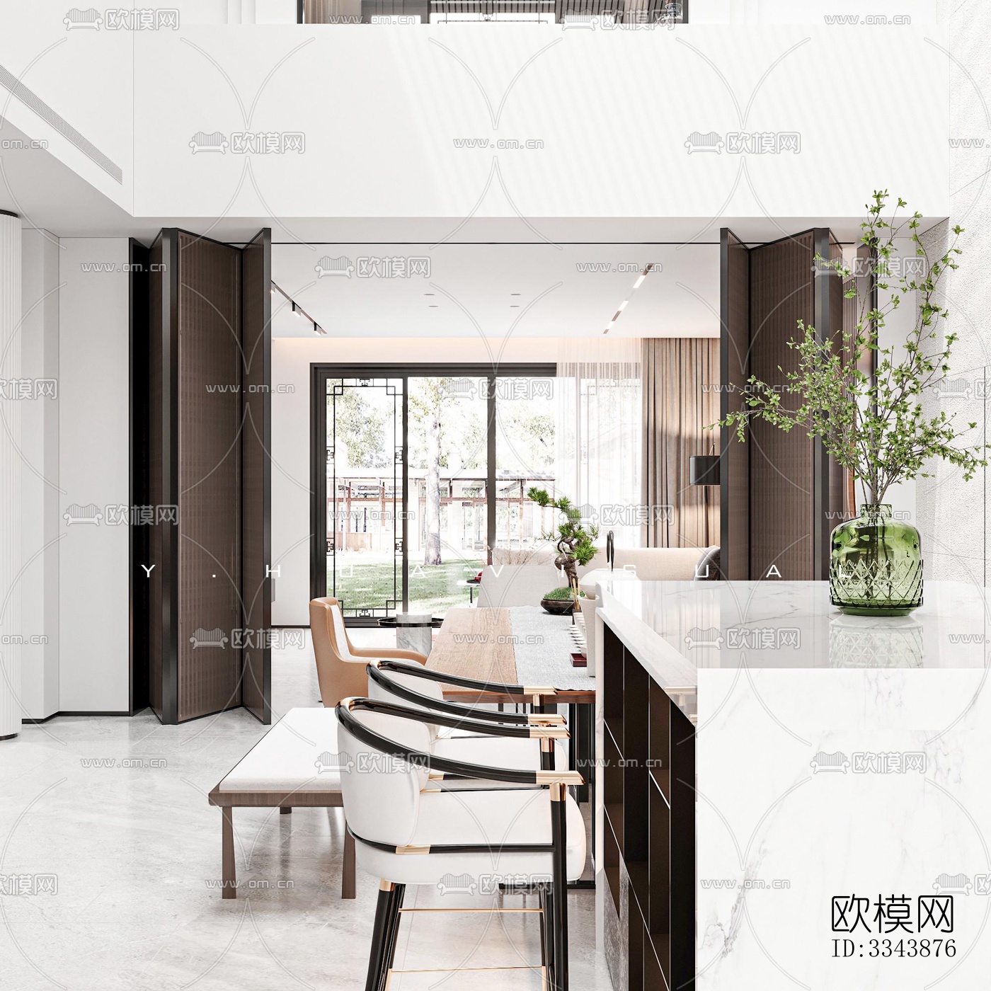 现代别墅效果图下载（渲染图7）