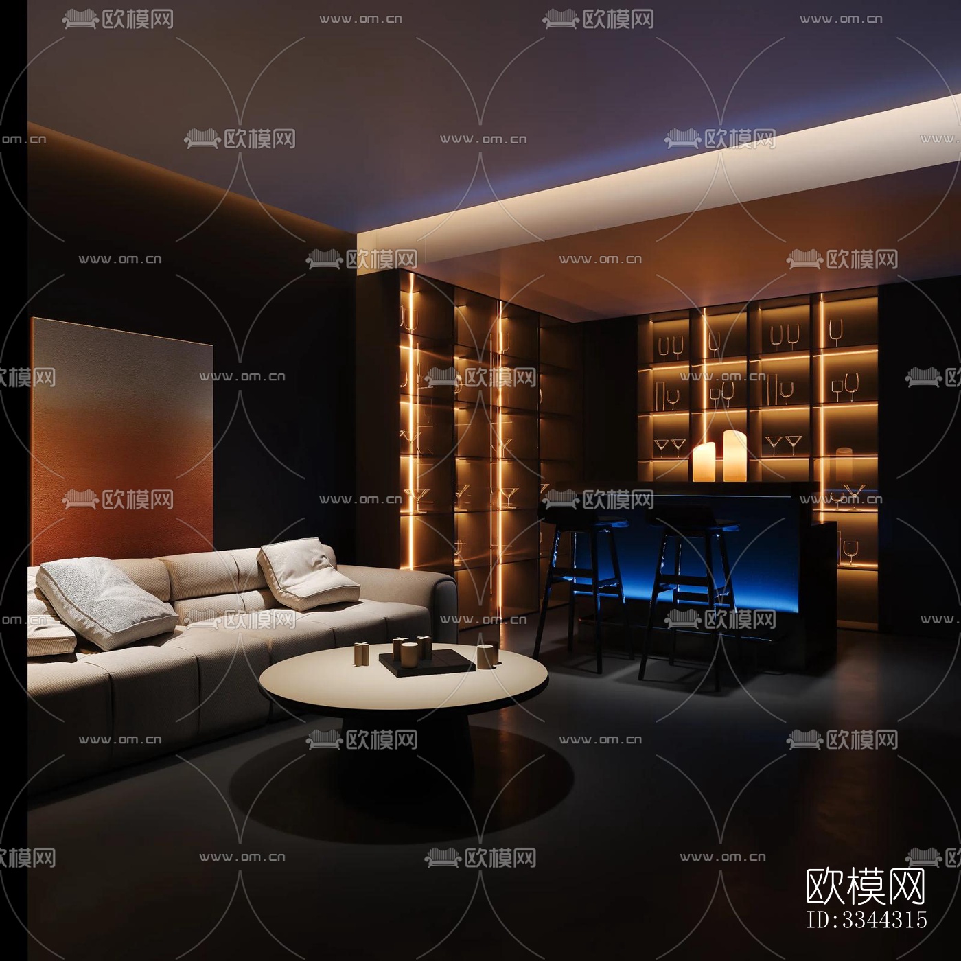 现代别墅效果图下载（渲染图6）