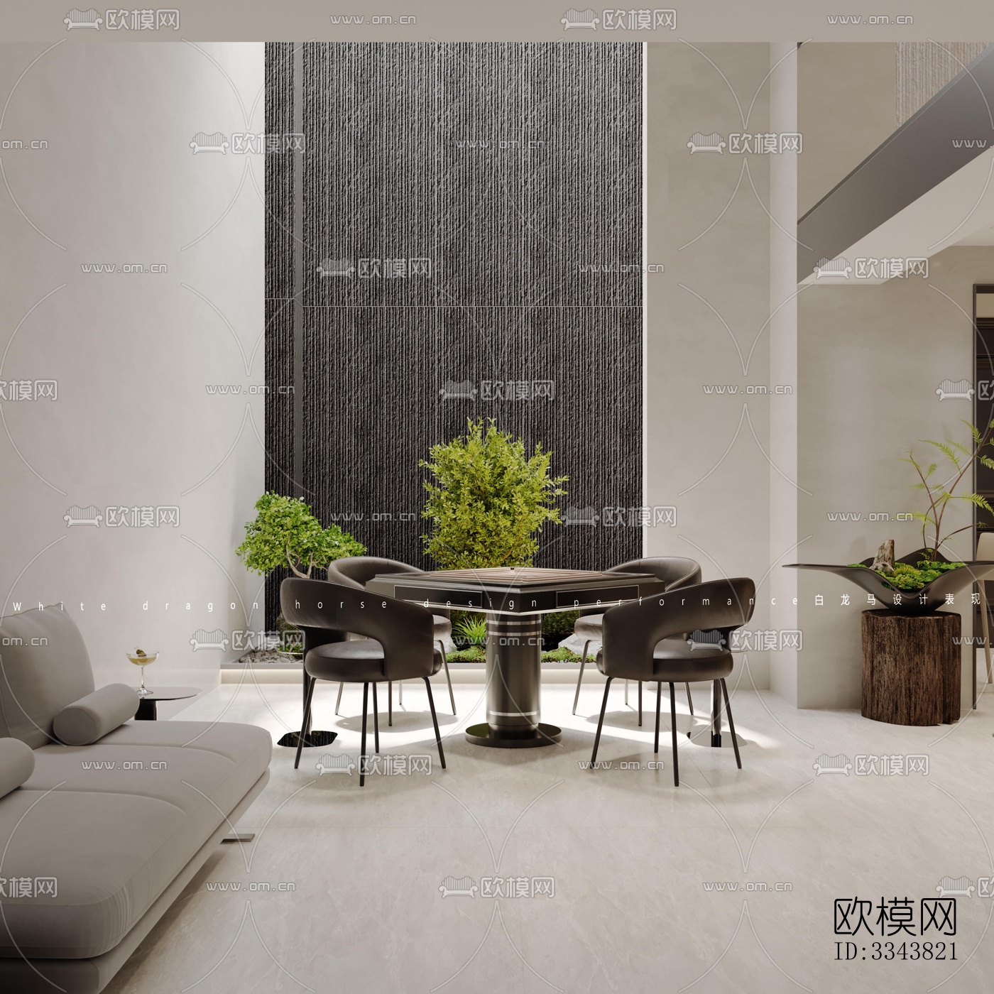 现代别墅效果图下载（渲染图4）