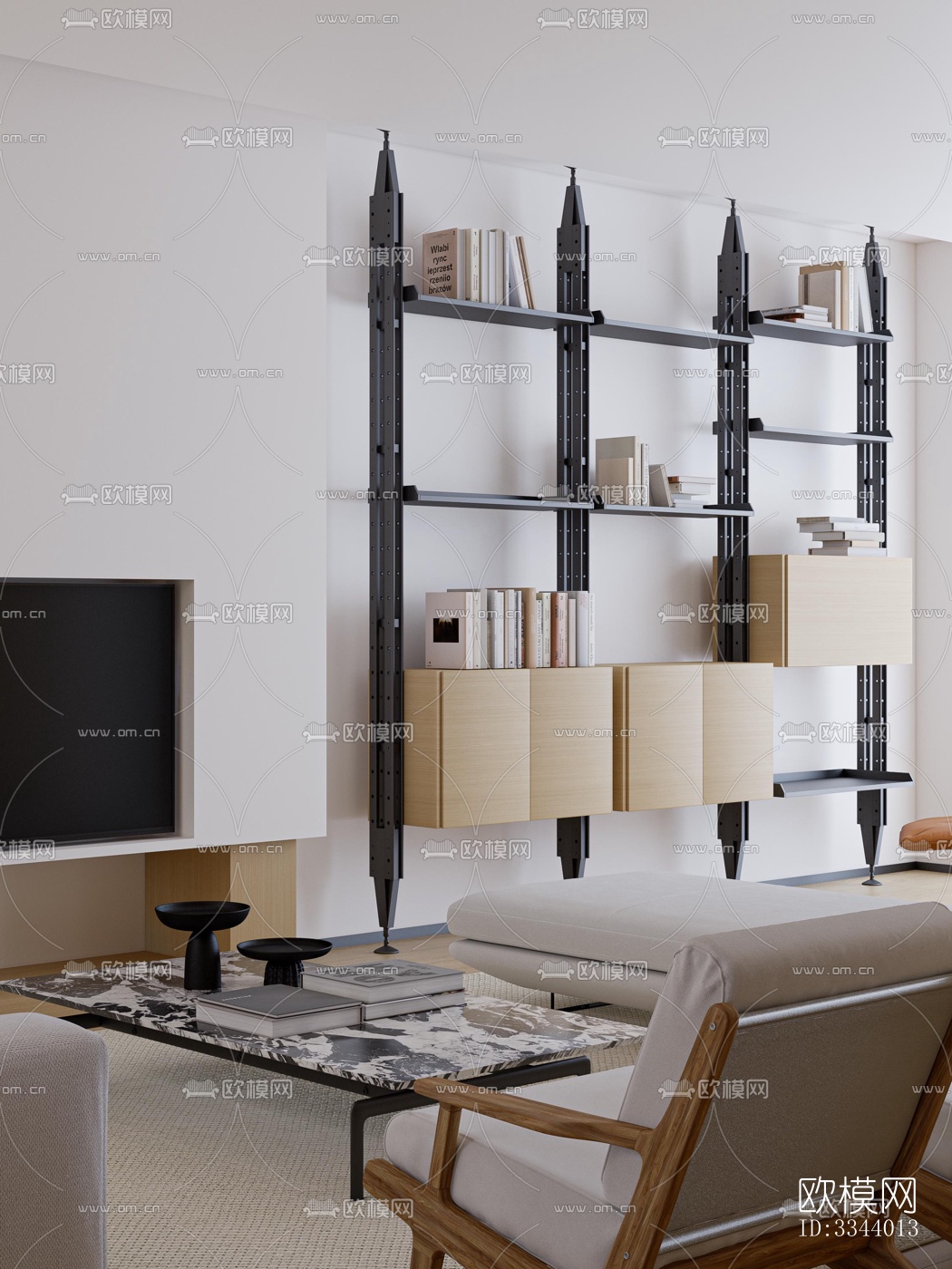 现代别墅效果图下载（渲染图14）