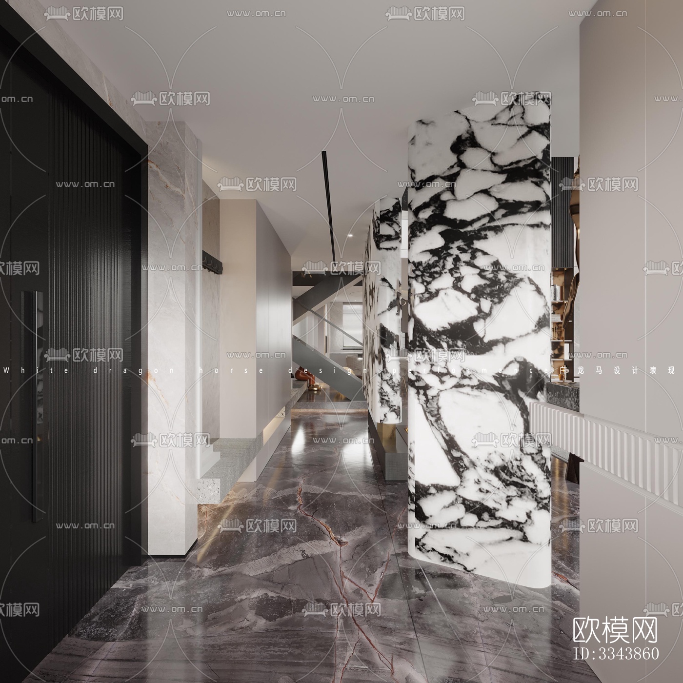 现代别墅效果图下载（渲染图9）