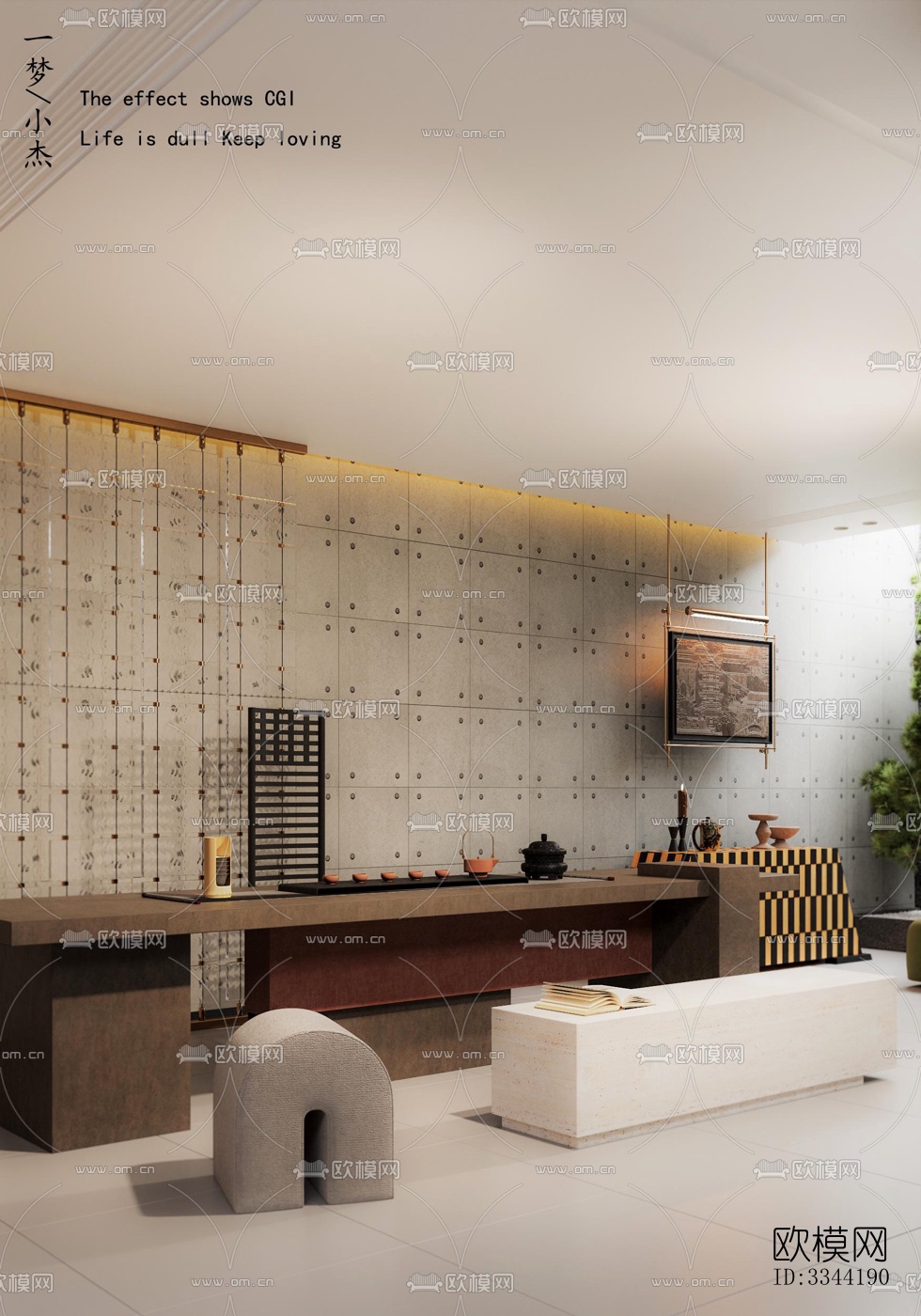 现代别墅效果图下载（渲染图4）