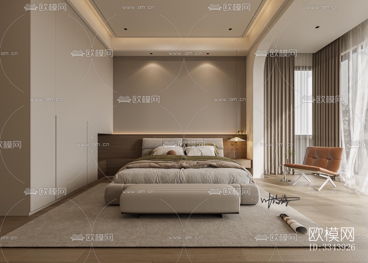 现代别墅效果图下载（渲染图2）