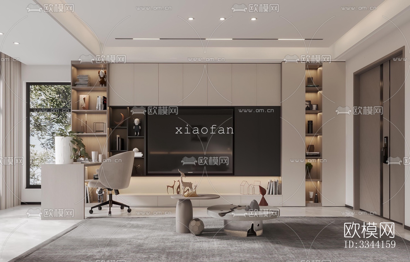 现代别墅效果图下载（渲染图6）