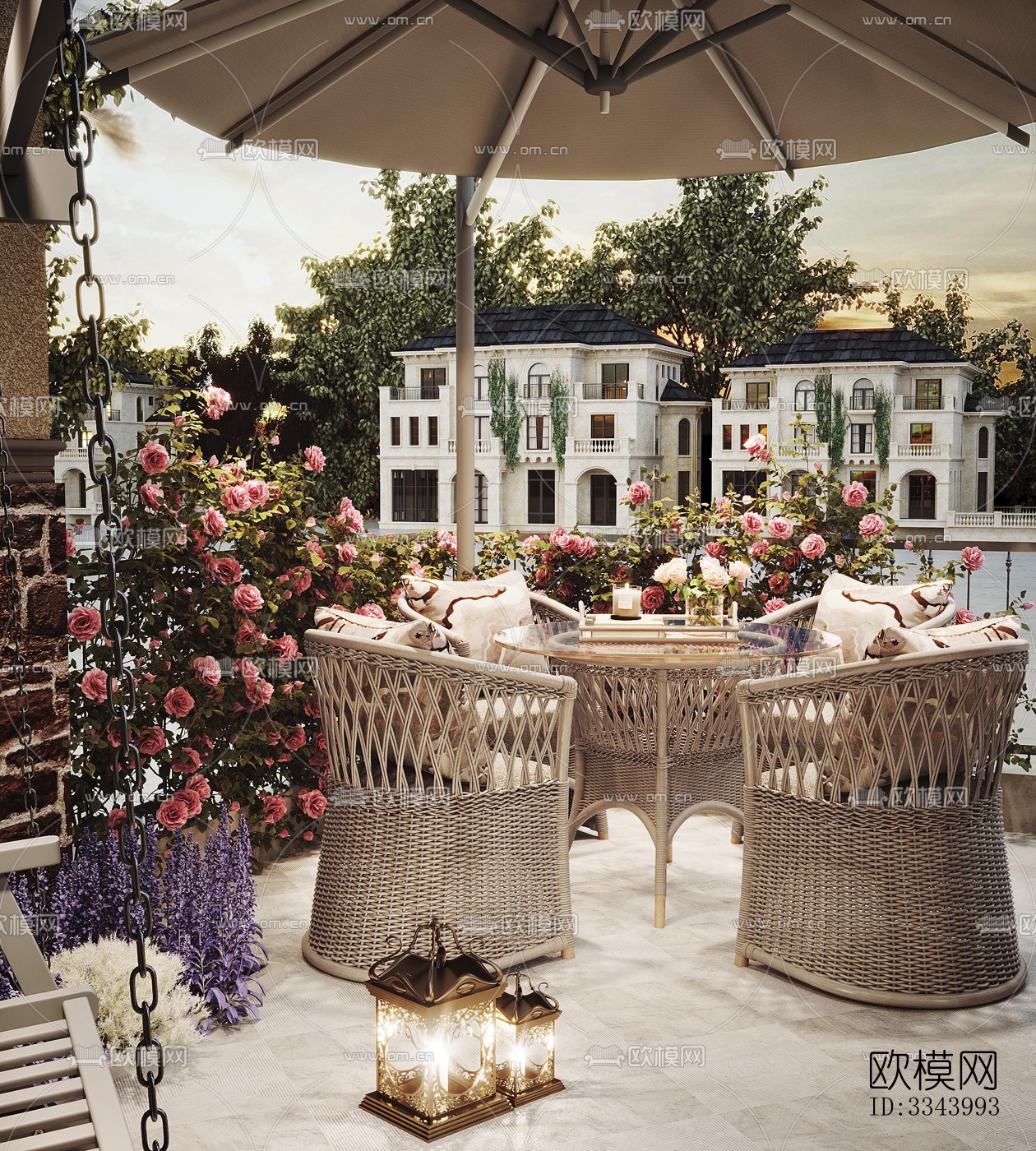 现代别墅效果图下载（渲染图4）