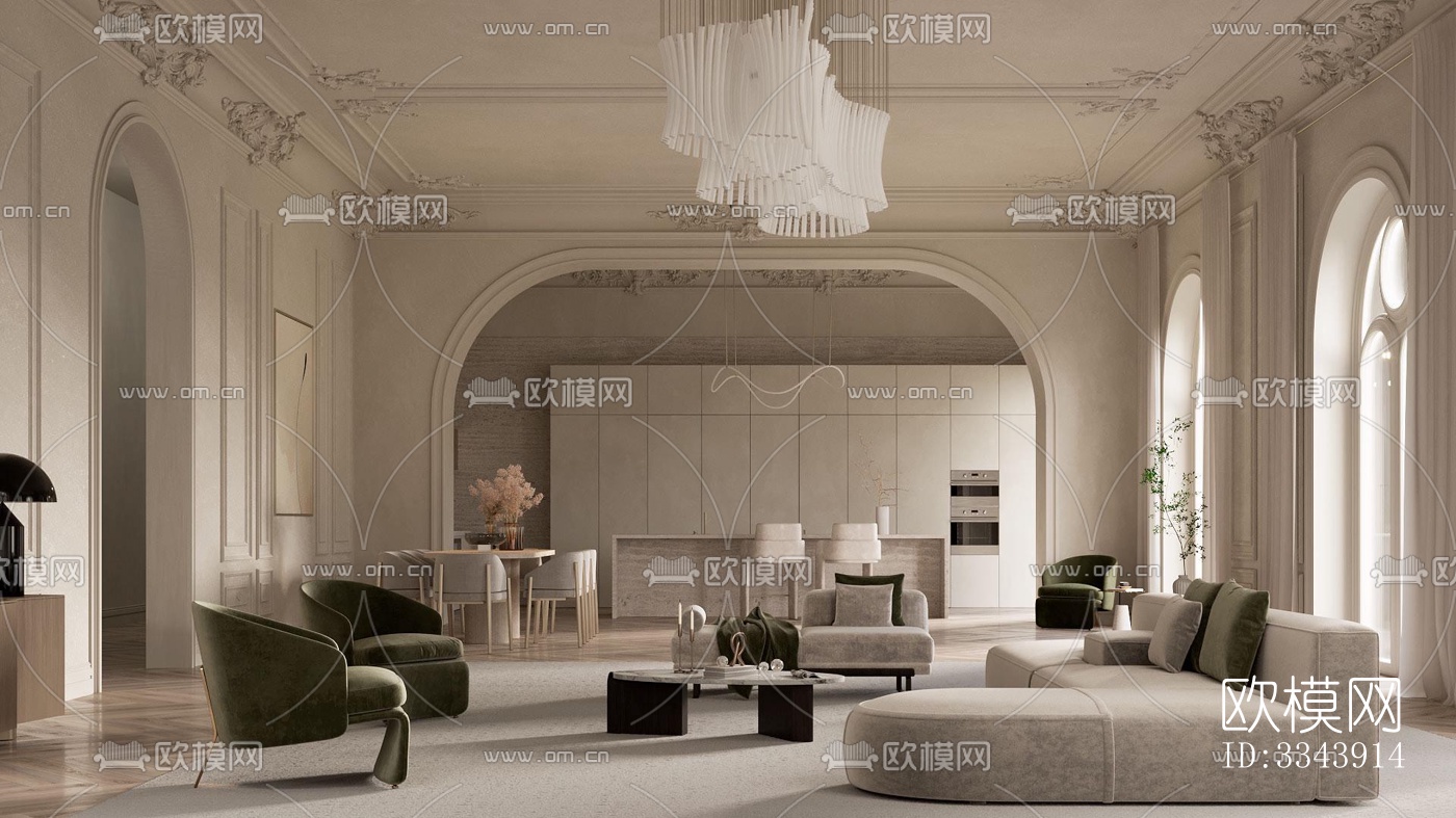 现代别墅效果图下载（渲染图5）