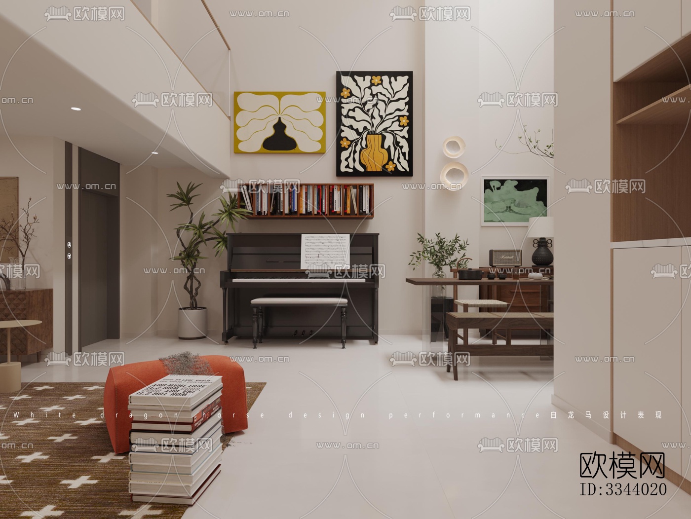 现代别墅效果图下载（渲染图4）