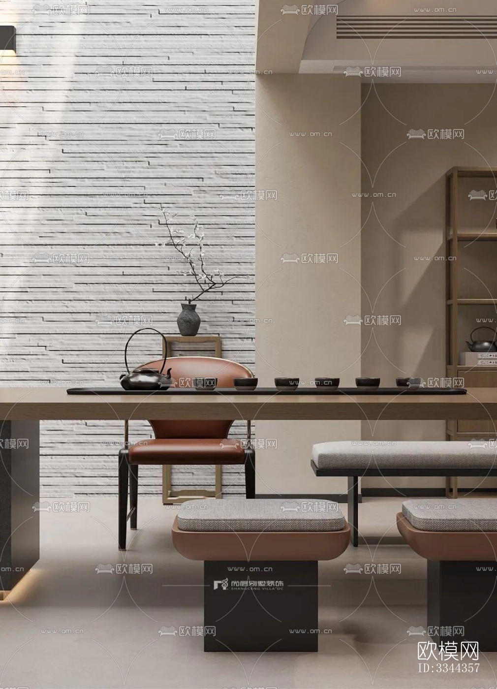 现代别墅效果图下载（渲染图6）