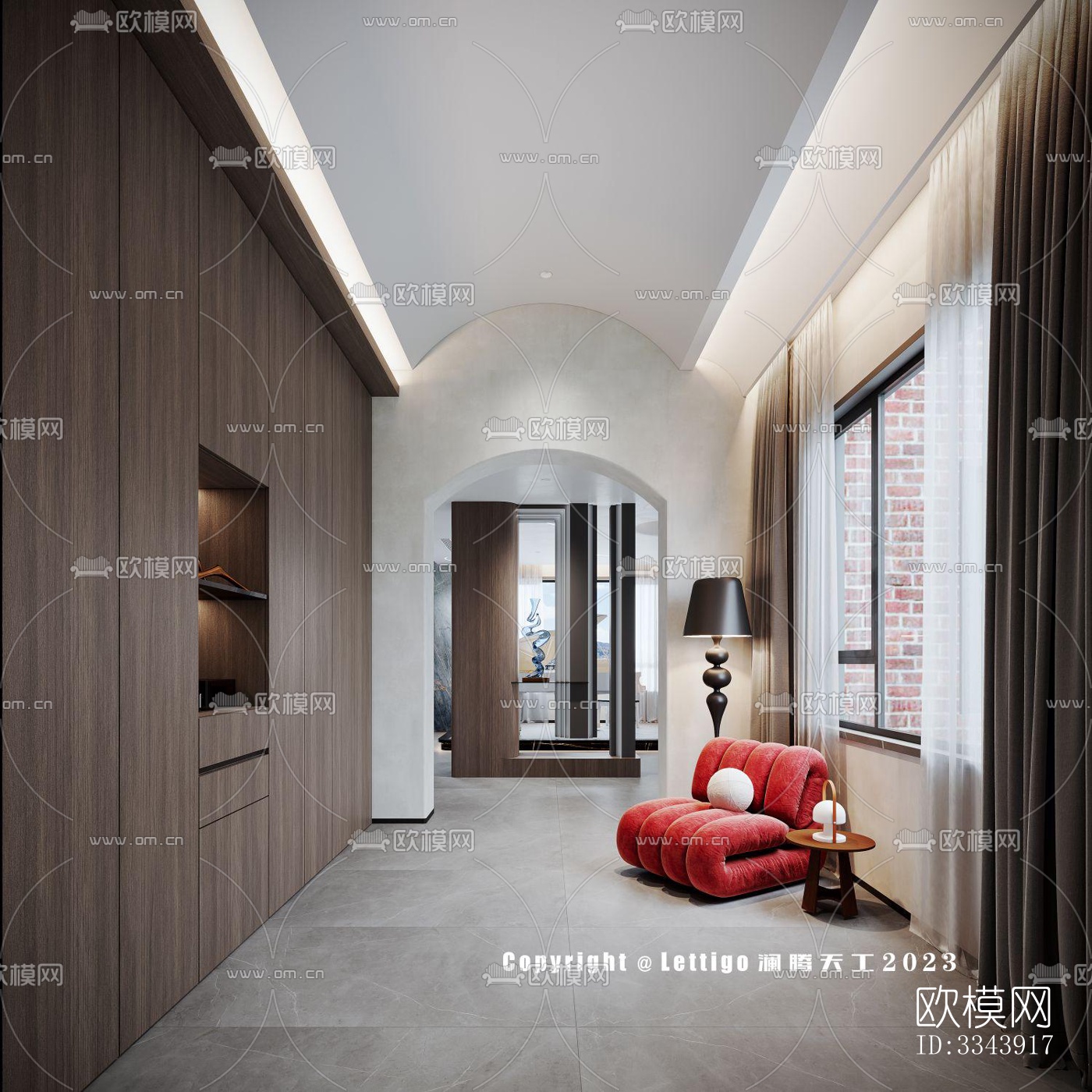 现代别墅效果图下载（渲染图3）